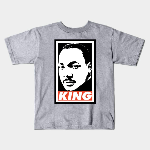 KING Kids T-Shirt by Nerd_art